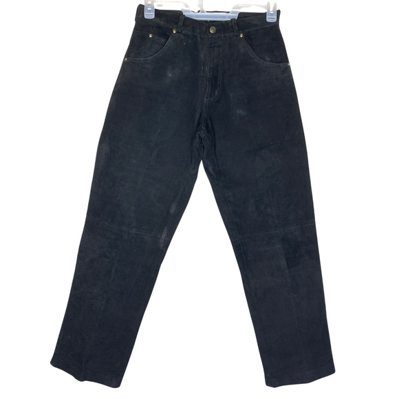 Phat Farm Other - Phat Farm Men's Vintage 90s Black Suede Carpenter Jeans 30x32